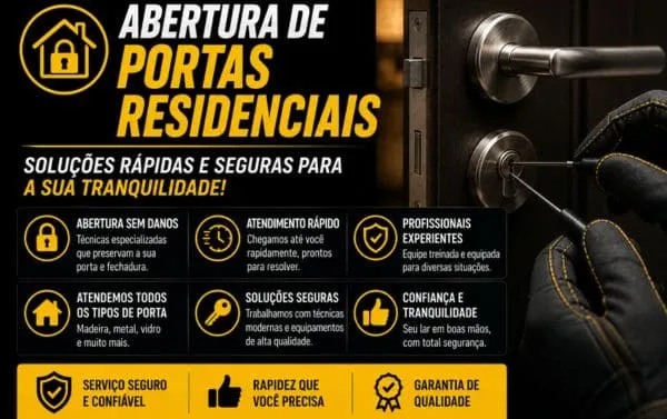 Abertura de Portas Residenciais