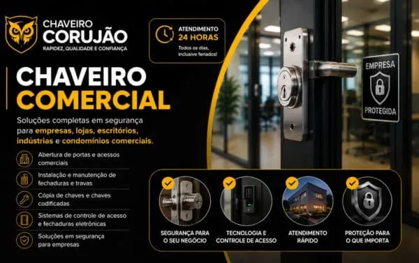 Chaveiro Comercial